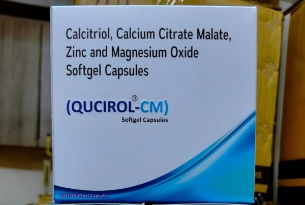 Qucirol - CM Calcitriol, Calcium Citrate Malate, Zinc and Magnesium Oxide Softgel Capsules