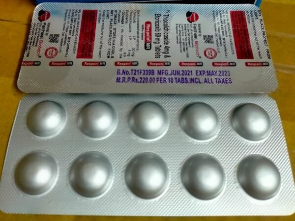 Thiocolchicoside 4mg & Etoricoxib 60 mg Tablets